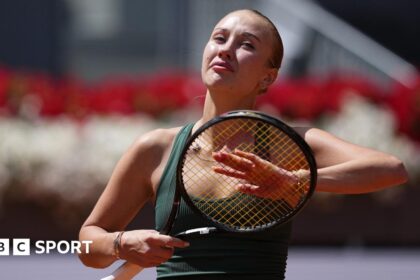 History-making lucky loser Potapova into Madrid semis