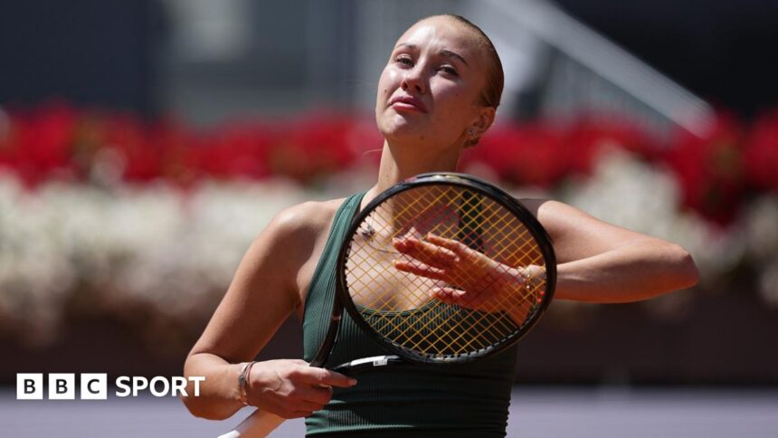 History-making lucky loser Potapova into Madrid semis