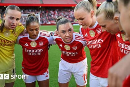Arsenal 'hunt' Man City - what 7-0 win means for WSL title race