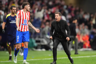 Simeone: Atlético were better than Arsenal in UCL semifinal first leg