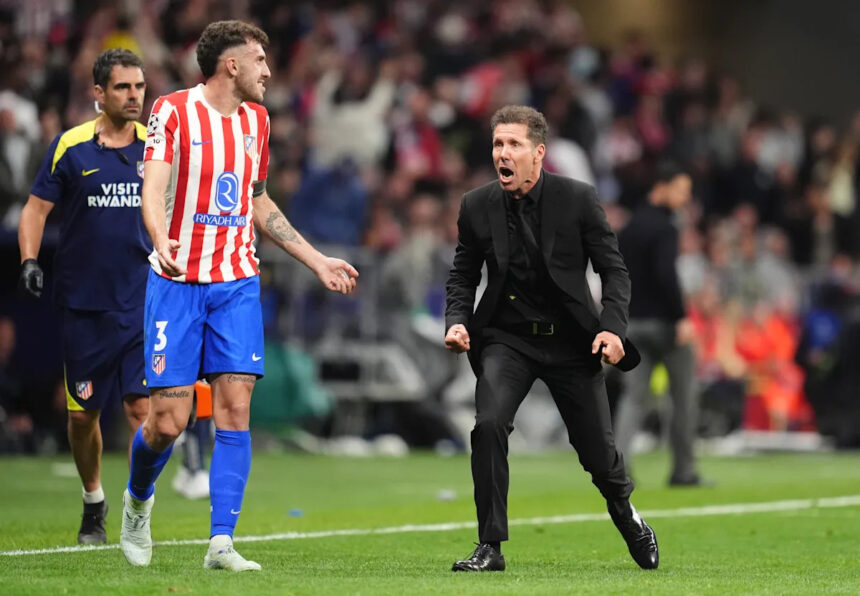 Simeone: Atlético were better than Arsenal in UCL semifinal first leg