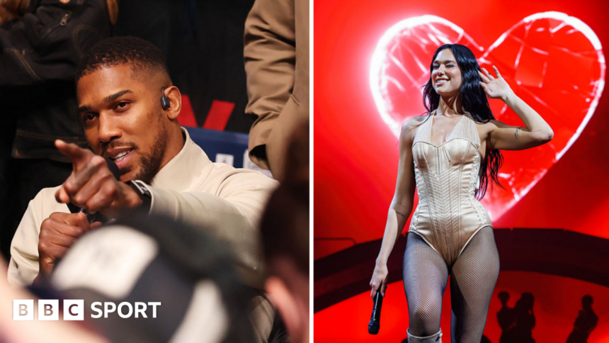 Dua Lipa declines offer to perform at Fury v Joshua