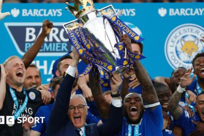 'We got a police escort to Vardy's party' - Leicester's 5,000-1 title win 10 years on