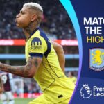 Spurs out of relegation zone with Villa win