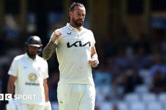Surrey crush Sussex for first win of the season