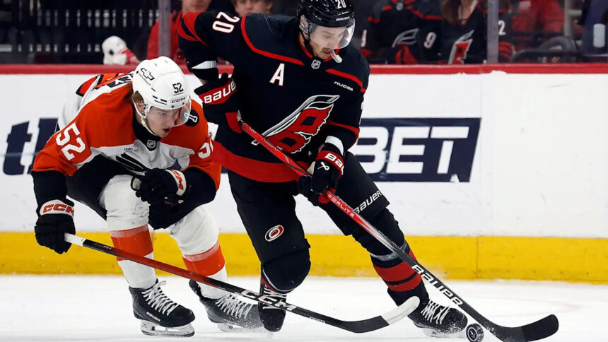 NHL playoffs: Canes rally to beat Flyers 3-2 in OT, take 2-0 series lead