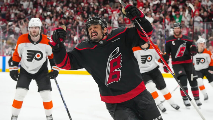 Jarvis’ score forces OT in Game 2 of Flyers-Hurricanes 2nd-round series in NHL playoffs