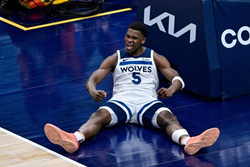 Edwards calms Timberwolves in return, sparks Game 1 win over Spurs