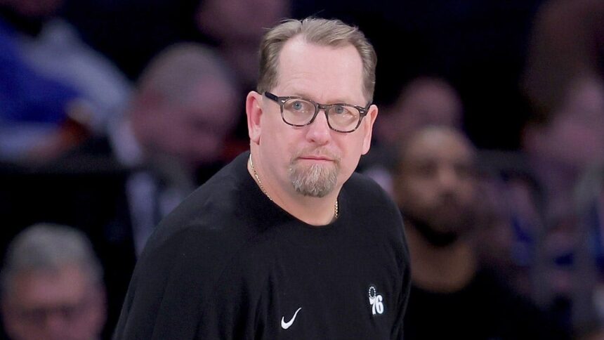 76ers coach Nick Nurse steps away from team to attend brother's funeral amid Knicks series: report