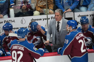Nathan MacKinnon delivers off big hits, scoring as Avalanche seize a 2-0 edge in series with Wild
