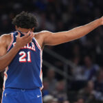 Joel Embiid is out for Game 2 of the 76ers' series against the Knicks with ankle and hip injuries