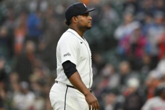 Tigers' Framber Valdez and A.J. Hinch suspended and fined for HBP incident