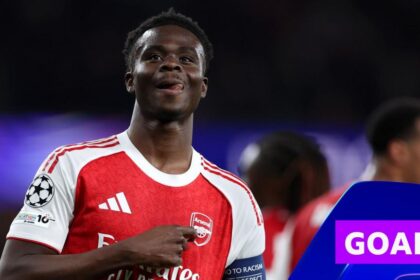 Saka reacts fastest to give Arsenal lead against Atletico Madrid