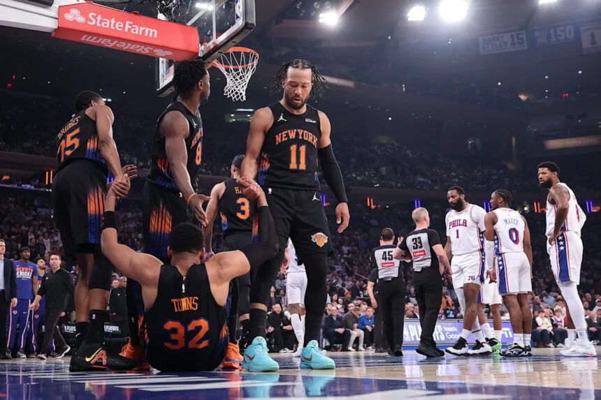 Knicks prove they can win a slugfest to take 2-0 series lead over 76ers