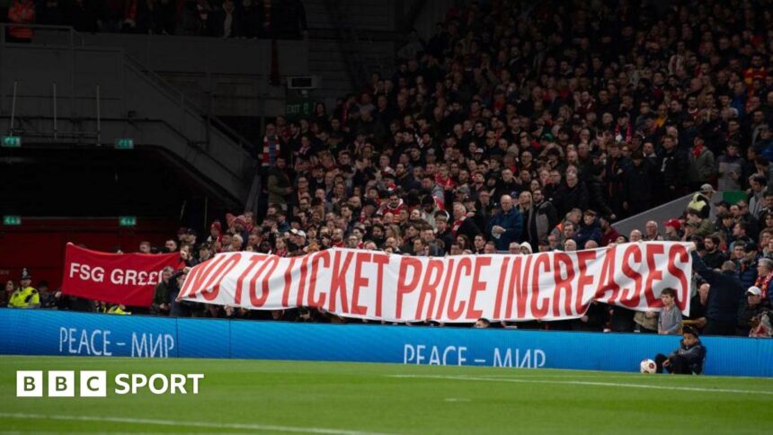 Liverpool reduce planned rise in ticket prices