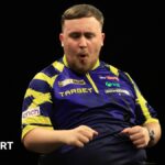 Littler beats Humphries for record-equalling win