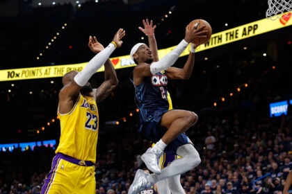 Player grades: Thunder survive SGA's struggles in 125-107 Game 2 win over Lakers