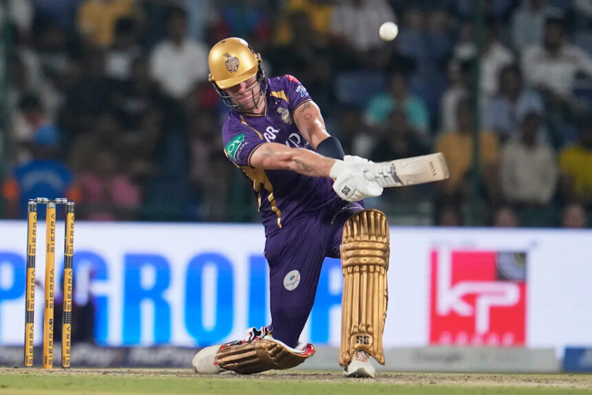 Allen's 47-ball century propels Kolkata to 8-wicket win over Delhi