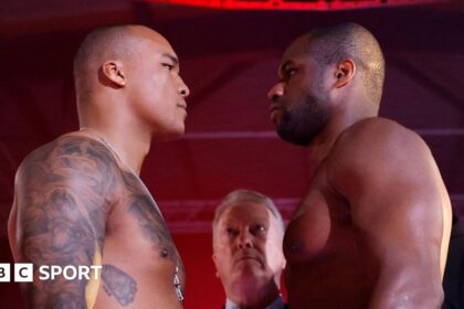 Tight-lipped Dubois weighs in at career-heavy 18st