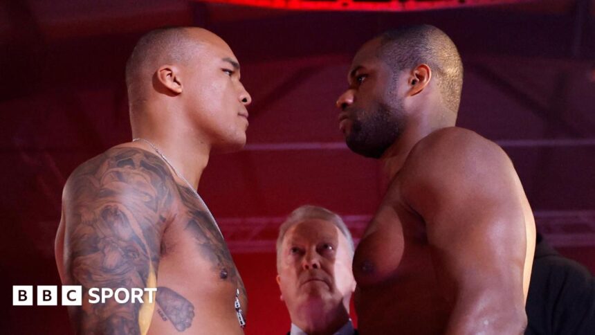 Tight-lipped Dubois weighs in at career-heavy 18st