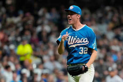 Brewers shut out Yankees 6-0 as Misiorowski tops 103 mph