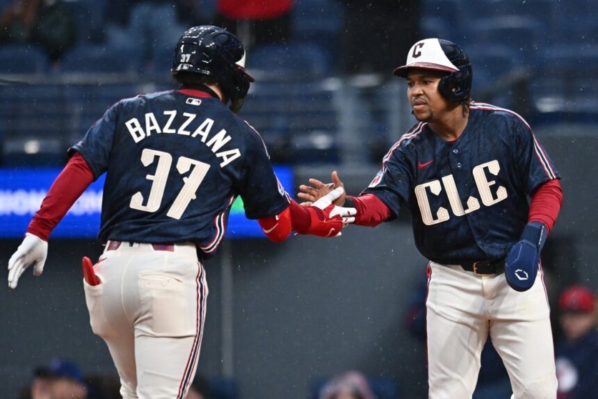 Travis Bazzana's 1st MLB homer highlights Guardians' win over Twins