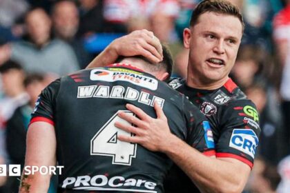 Six-try Wigan shut out St Helens to reach final
