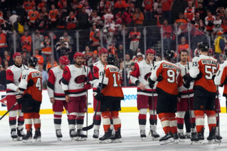 NHL Playoffs: Hurricanes Sweep Flyers, Make History in OT Win