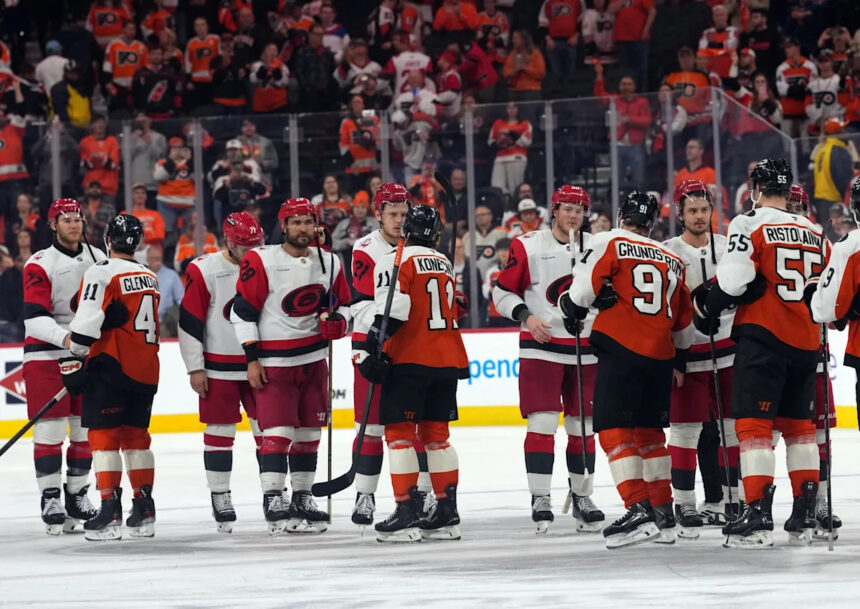 NHL Playoffs: Hurricanes Sweep Flyers, Make History in OT Win