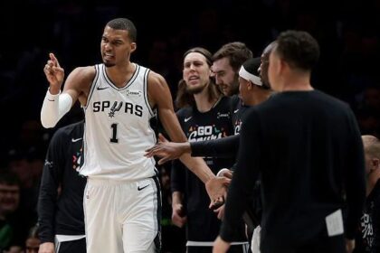 Wembanyama ejected as Spurs beaten by Timberwolves