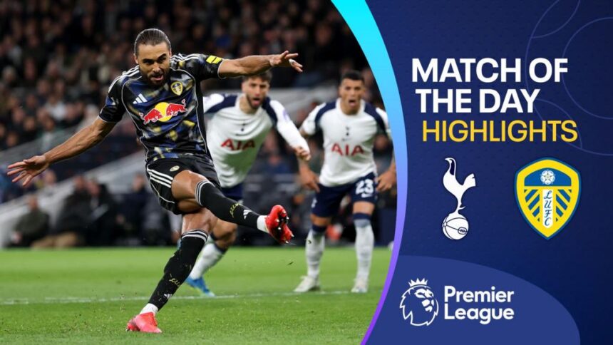 Calvert-Lewin penalty earns Leeds draw at Tottenham