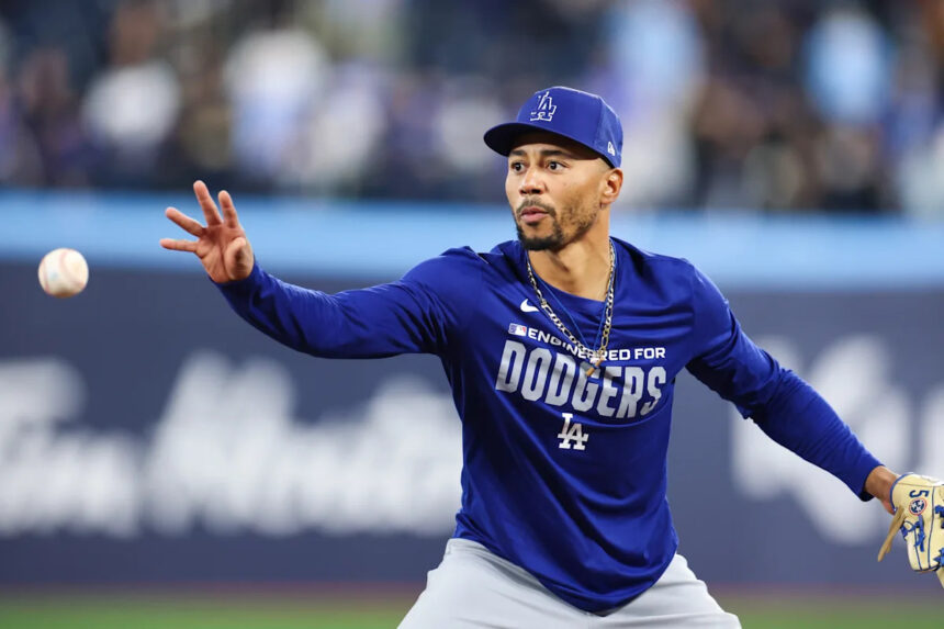 Dodgers activate Mookie Betts from IL, batting him second and playing shortstop vs. Giants
