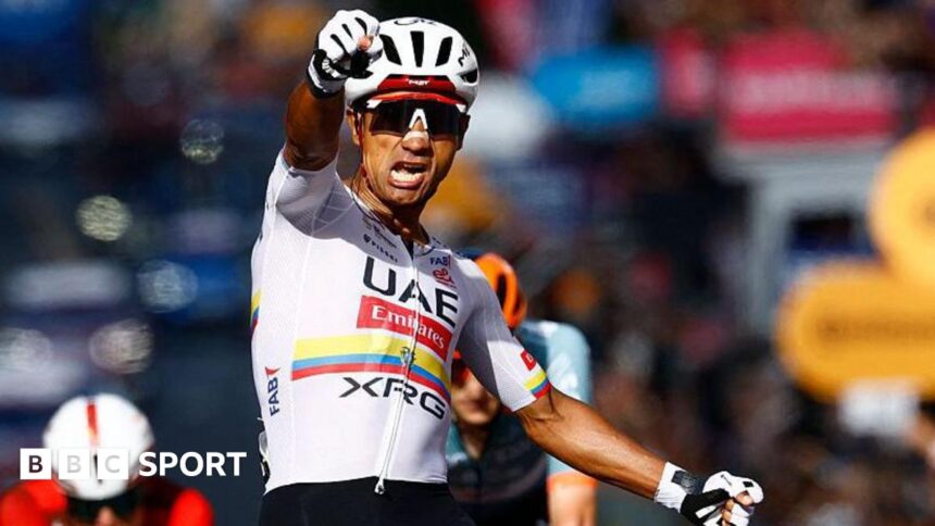 Narvaez wins Giro stage three days after huge crash
