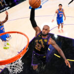 Lakers want LeBron James to return for another season alongside Luka Doncic, GM Rob Pelinka says