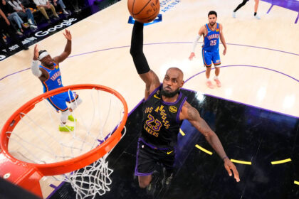 Lakers want LeBron James to return for another season alongside Luka Doncic, GM Rob Pelinka says