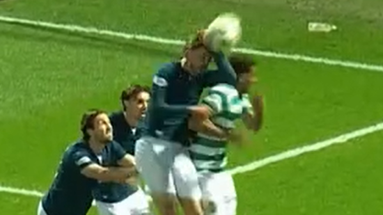 Penalty for this? Celtic and Hearts face title decider as McInnes slams 'disgusting' call