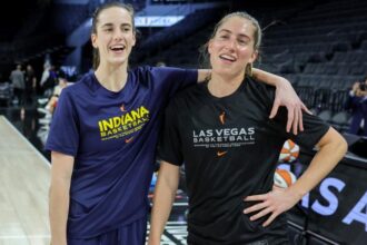 Caitlin Clark and Kate Martin shared touching moment after Fever’s first win