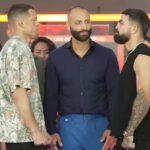Video: Nate Diaz vs. Mike Perry press conference faceoff