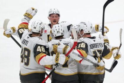 Marner’s big night helps Vegas reach Western Conference Final